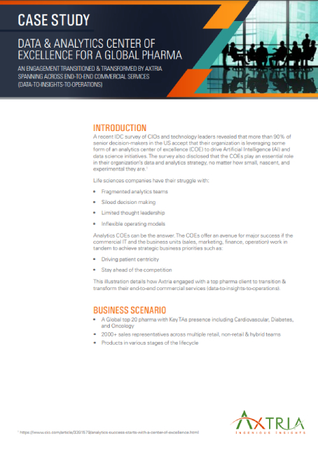 Download Case Study - Data & Analytics Center Of Excellence