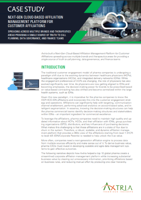 Download Case Study - Next-Gen Cloud-Based Affiliation Management Platform