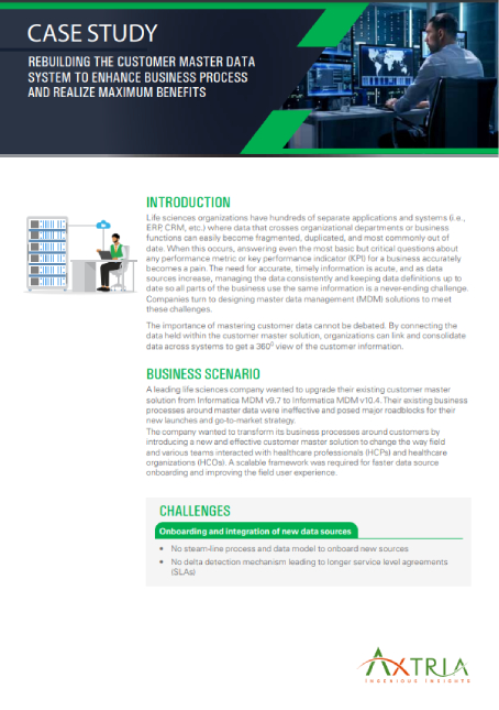 Download Case Study - Rebuilding The Customer Master Data System