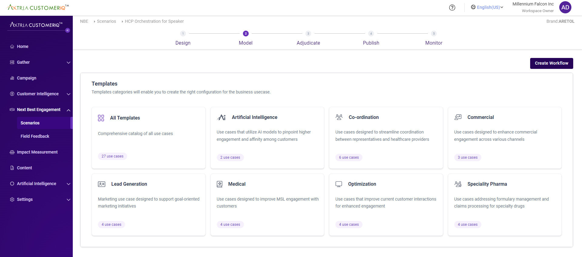 Faster NBE configuration with templates