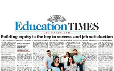 Building equity is the key to success and job satisfaction